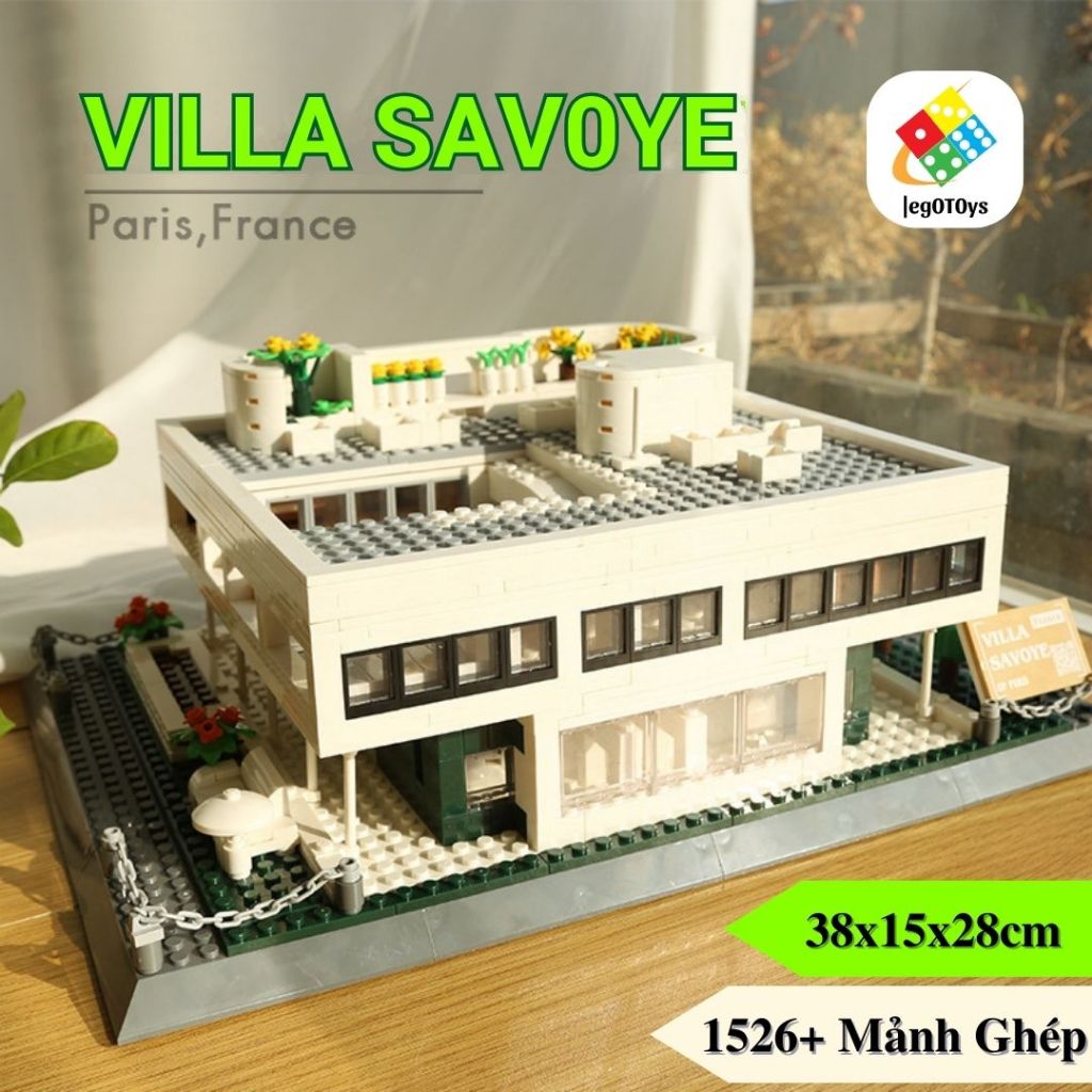 Villa Savoye Villa Assembly Model - สถาปัตยกรรมฝรั่งเศสที่มีชื่อเสียง - Villa Resort