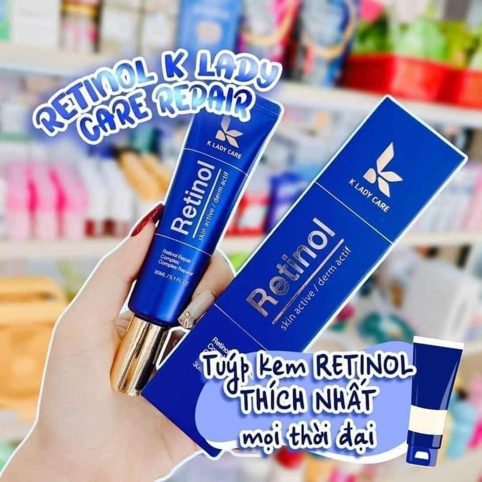 Retinol Skin Active Derm Actif Cream ( สีฟ ้ า ) 30ml เกาหลี