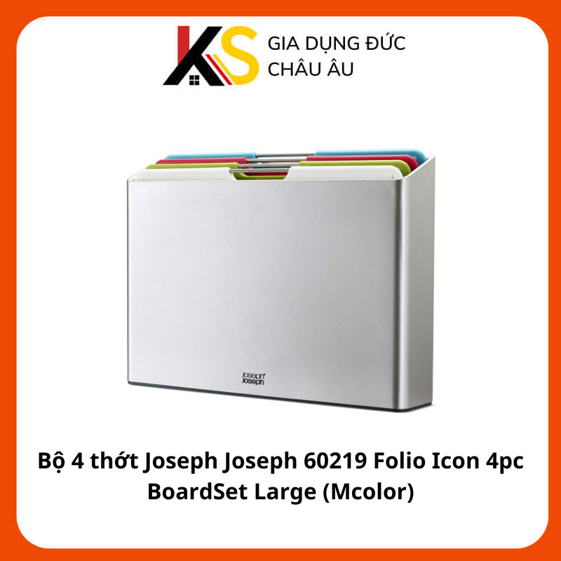 Joseph Joseph 60219 Folio Icon 4pc BoardSet ขนาดใหญ่ (สี)