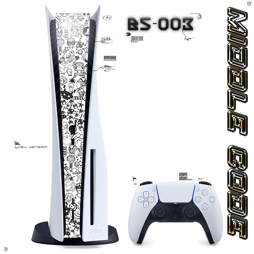 [PS5] สติ๊กเกอร์กลางสําหรับ PS5 ใหม่ รหัส B5-003