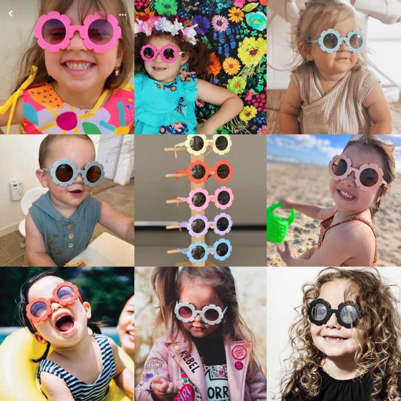 แว่นกันแดดแฟชั่นสําหรับเด็กผู้หญิงใน HCMC