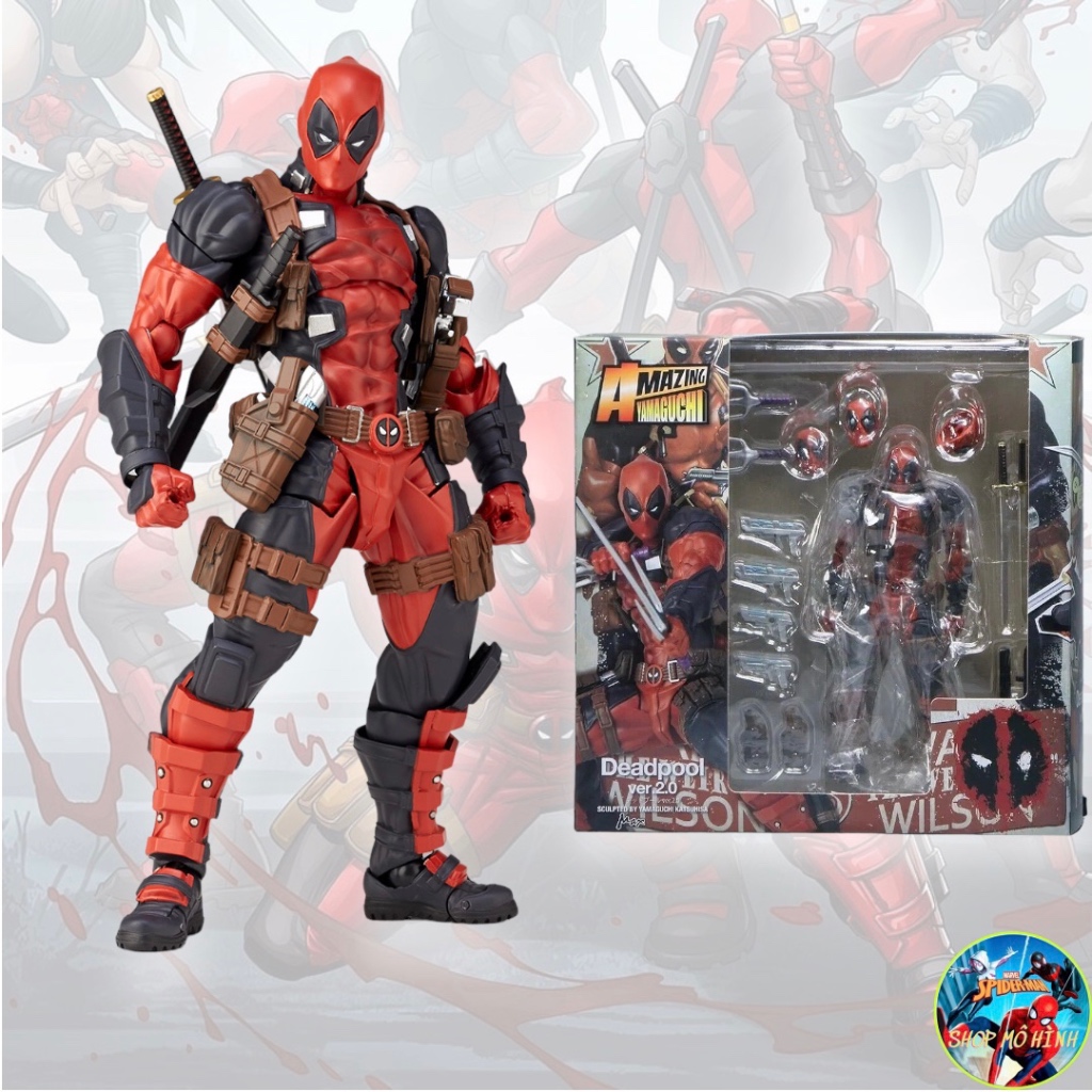 Deadpool 2.0 Revoltech Amazing Yamaguchi Jointed Figure 17 ซม. Bootleg