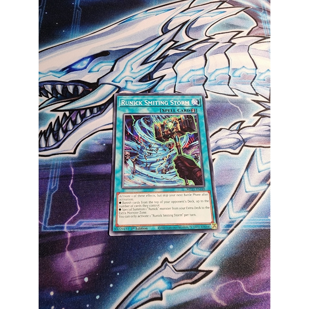 Yugioh TCG UK [MP23-EN248] Runick Smiting Storm - ทั่วไป [N]