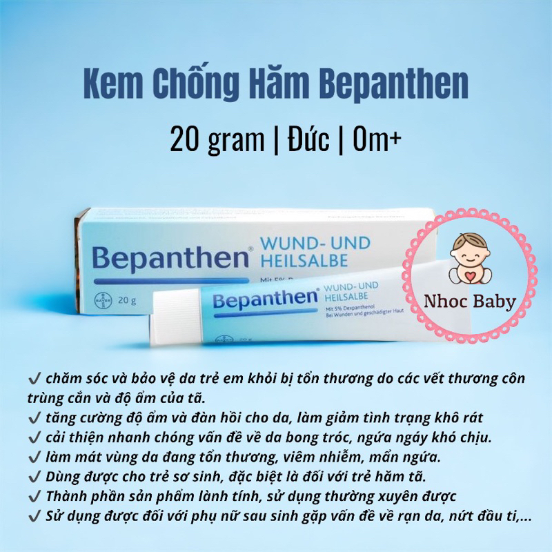 Bepanthen Diaper Rash Cream 20gr Germany date 2026
