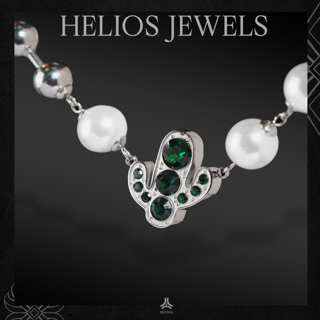 Helios Cacghost DCN264 สร้อยคอผู้ชายและผู้หญิง - สร้อยคอแฟชั่น unisex สแตนเลส