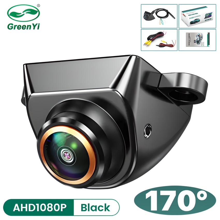 กล้องถอยหลังรถยนต์ GreenYi G999 มาตรฐาน AHD 1080P หมุนได้ 360 องศา ชิป AHD Sony/OV2053HD