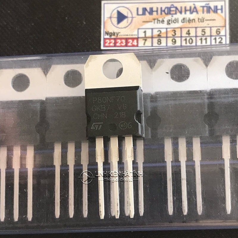 กระเป๋า 5 ใหม่ N-CHANNEL STP80NF70 80NF70 80N70 80A 70V MOSFET - BH15