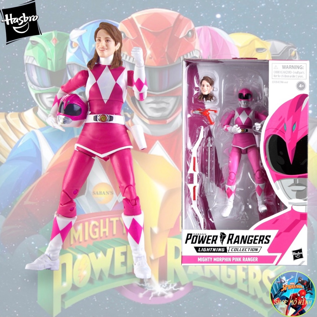 Power Ranger Lightning Collection Mighty Morphin Pink Ranger Hasbro Superman Morphin Model
