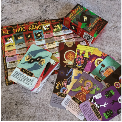 การ์ดเวียดนาม Ultimate Werewolf Deck 70 ใบ - Ultimate Werewolf Boargame ใช้งานได้จริง
