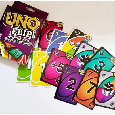 UNO FLIP 112 การ์ดเกมกระดานการ์ดของเล่นเด็ก