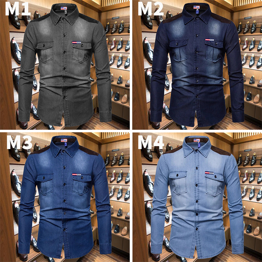 Somi Jean Stretch Shirt เสื้อเชิ้ตผู้ชาย Somi 2023