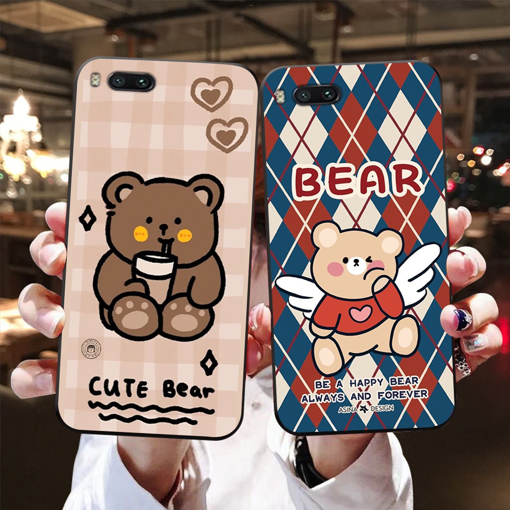 เคส Xiaomi redmi 5x / redmi 5a พร ้ อมภาพหมีสีน ้ ําตาลสุดน ่ ารัก