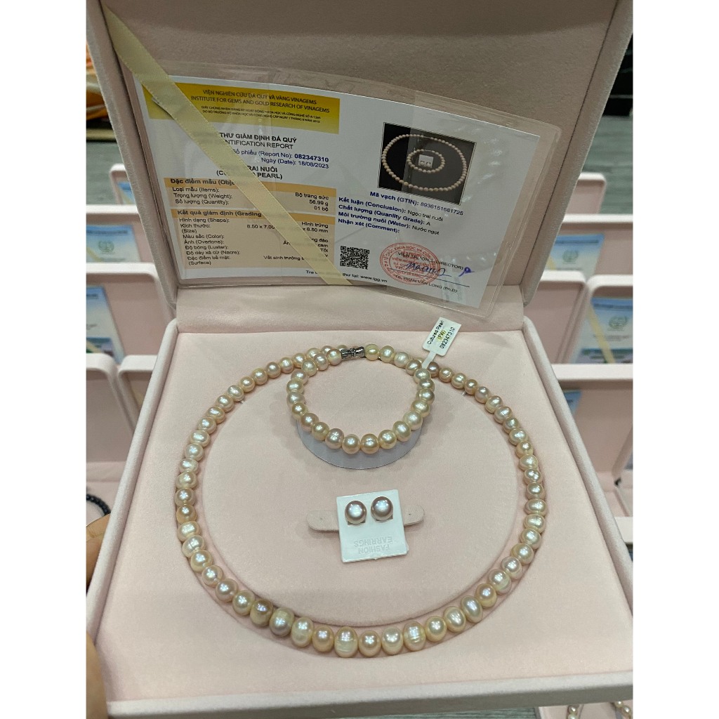 COM BO LUXURY คุณภาพสูงเครื่องประดับชุดสร้อยคอ BRACELET ต่างหูขนาด 5-6 LY สําหรับสาวและเด็กทารกทั้งห