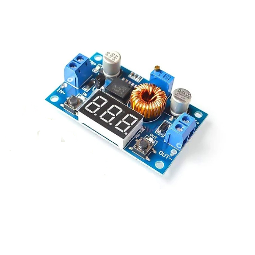 Buck XL4015 5A DC-DC วงจรแรงดันต่ําพร้อมจอแสดงผล