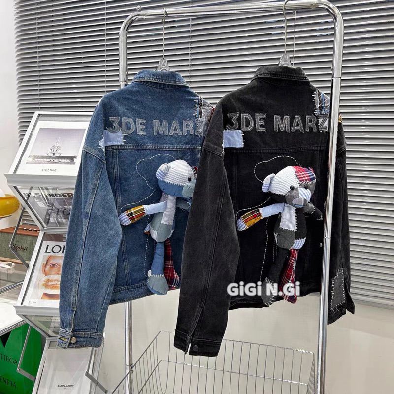 13DE MARZO PATCHED BEAR JACKET