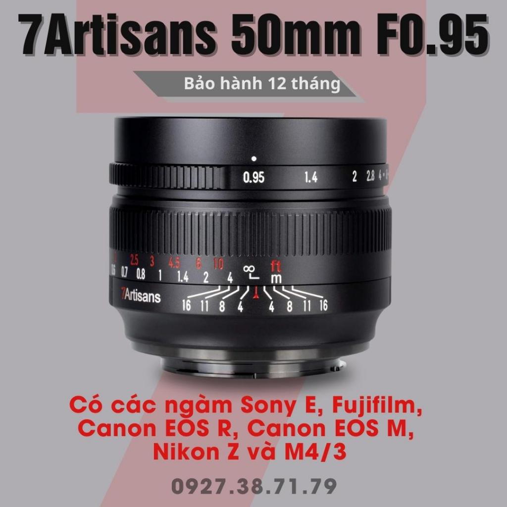 Nikon 7artisans 50mm F0.95 เลนส ์ - Blind Fujifilm, Sony, Canon EOS M, Canon R, Nickel Z และ M4 /3 ภาพเลนส ์ ลบ