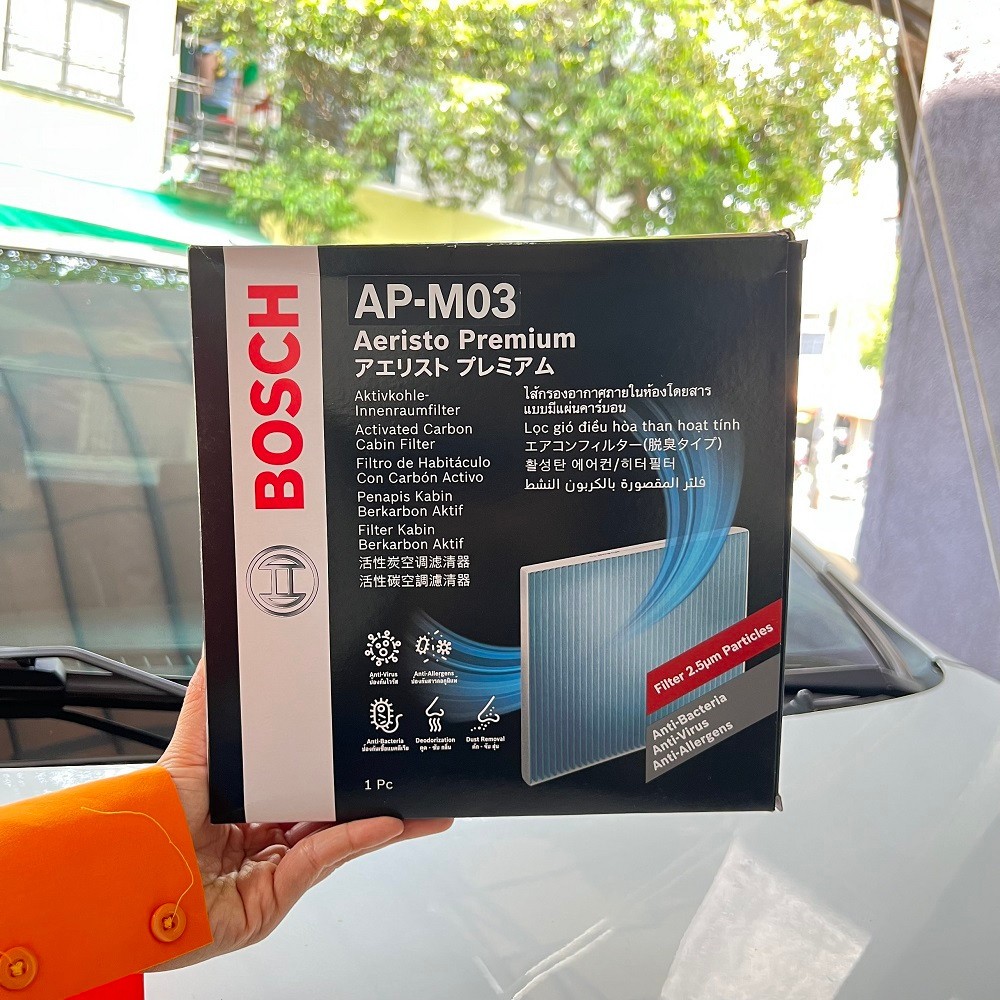 BOSCH AP-M03 กรองอากาศถ่านกัมมันต์ MITSUBISHI Mirage, Xpander; HYUNDAI i10 (19 - )