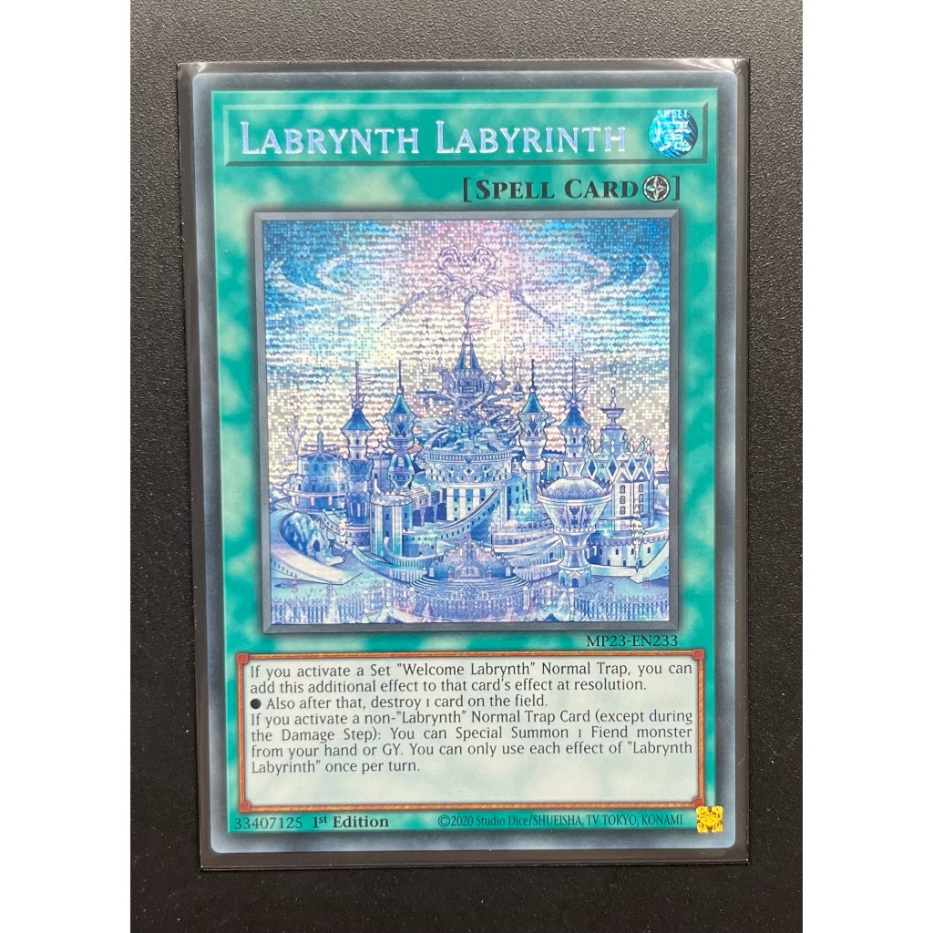 YMS - [การ์ด Yugioh] - [TCG-UK] - MP23-EN233 - Labrynth Labyrinth - Prismatic Secret Rare