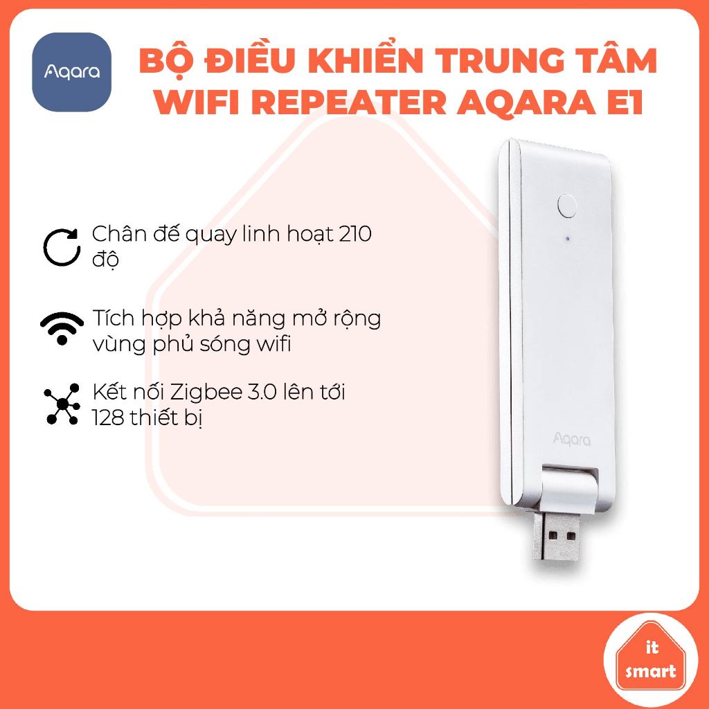 Aqara Hub E1 รองรับบลูทูธ Apple Homekit Zigbee 3.0 และขยาย Wifi