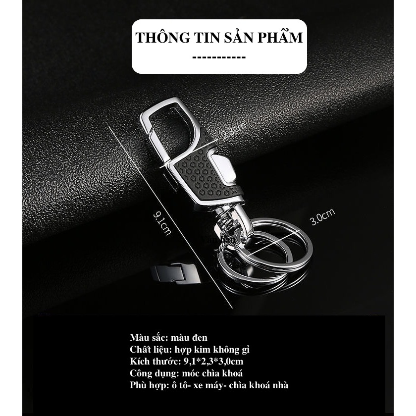พวงกุญแจโลหะสําหรับรถยนต์และรถจักรยานยนต์เข็มขัดรุ่นคุณภาพสูงหรูหรา D06