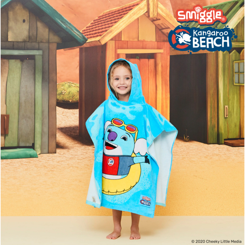 SMIGGLE ผ้าเช็ดตัว SDIGGLE KOALA BEACH แบบมีฮู้ด