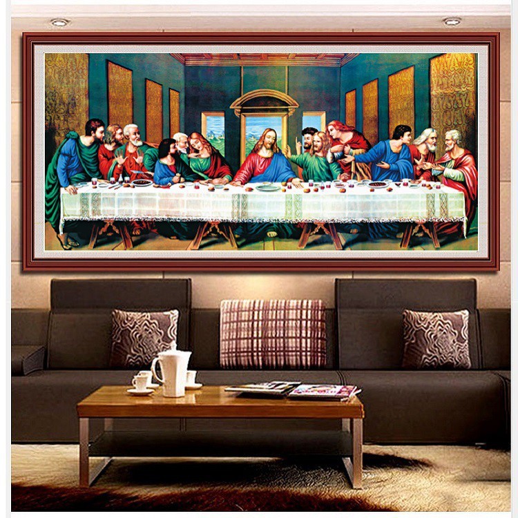 ภาพวาดเพชรแห่งอาหารมื้อเย็น KT 2mx102cm