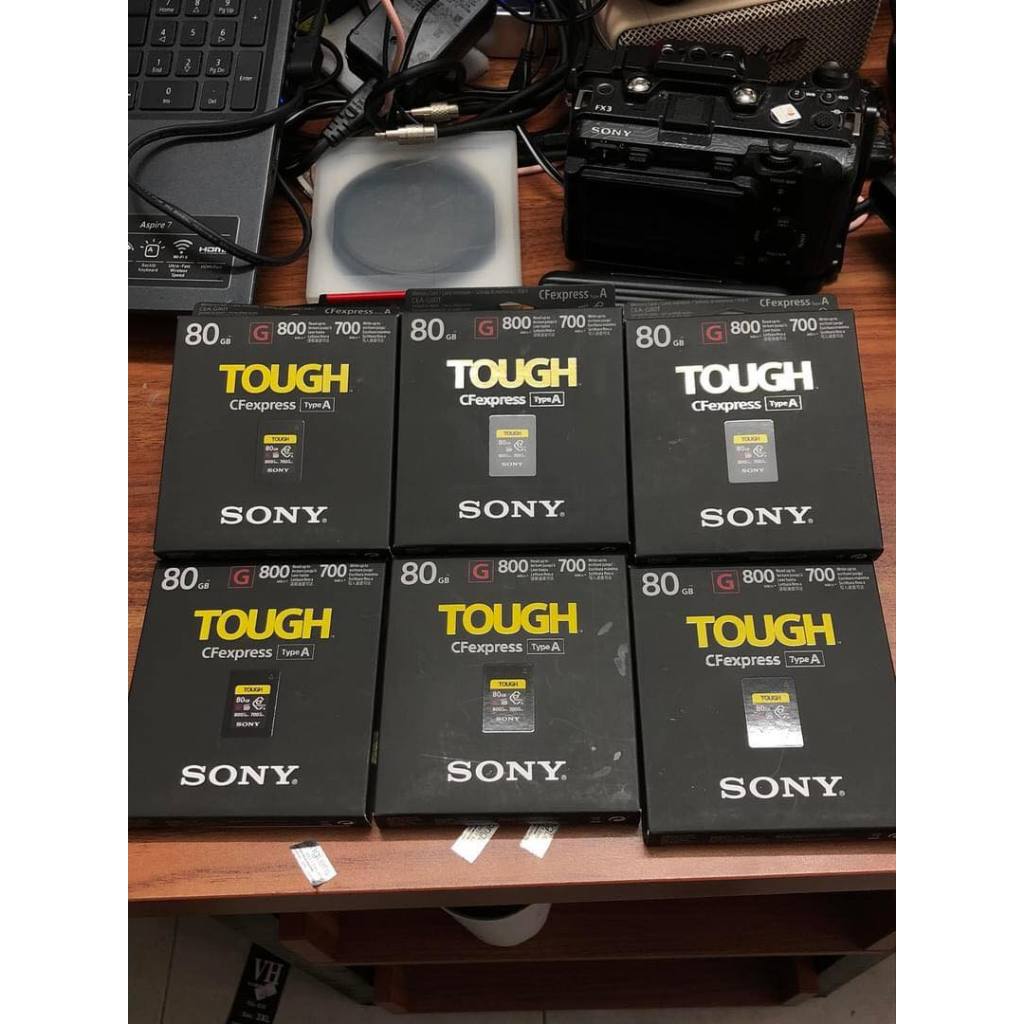 Sony TOUGH 80GB CFexpress การ์ดหน่วยความจํา Type A