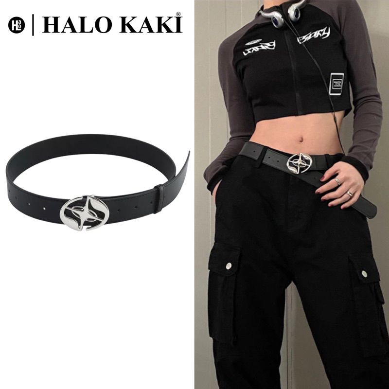 Y2K STAR SHAPE BELT 3.7ซม