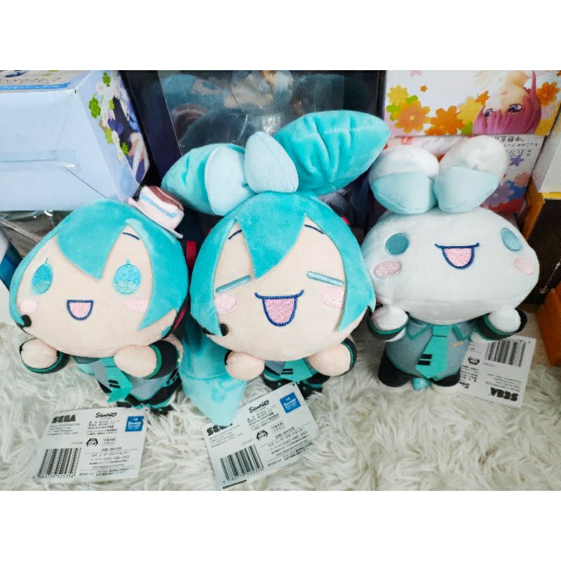 สินค้า Teddy / Teddy Bear Hatsune Miku x Cinnamonroll Vocaloid SEGA ของขวัญของแท้