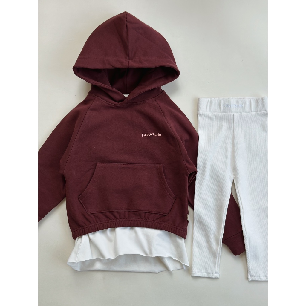 Jinni Comb French Terry Hoodie Lillie & Fairies