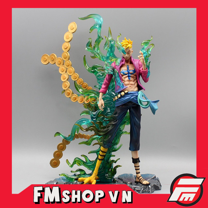 [FMSHOPVN ] One PIECE Character Model MARCO PVC Material 34CM BL