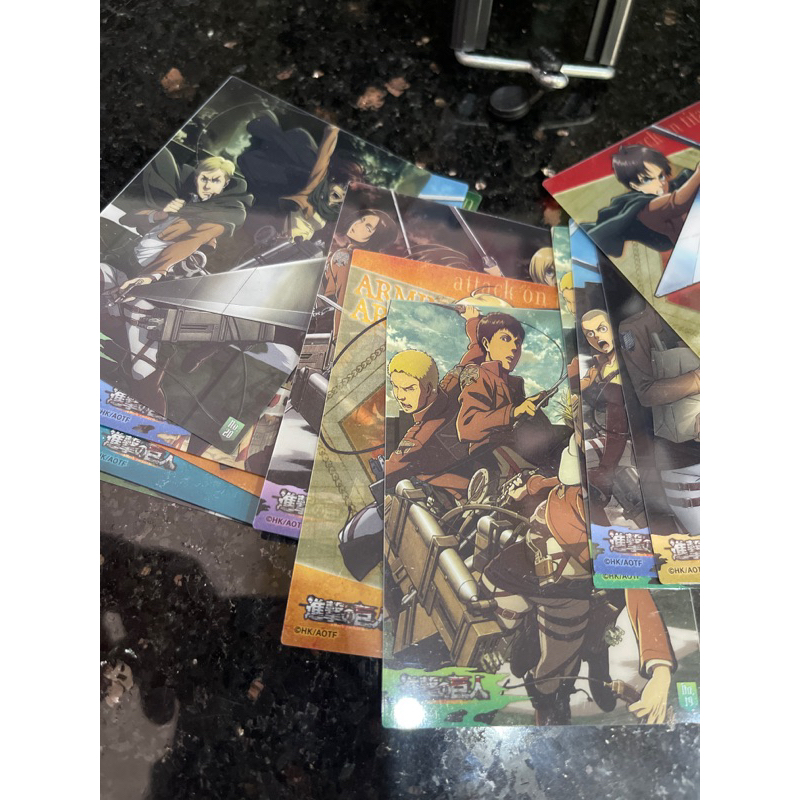 [ของแท้ HK] ของสะสมและอุปกรณ์เสริม Anime Attack on Titan War on Titan