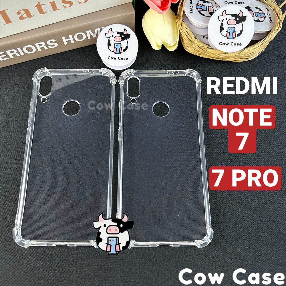 Redmi Note 7, Redmi 7, Note 7 Pro Case เป ็ นซิลิโคนกันกระแทกใน Cowcase | เคสโทรศัพท ์ Xiaomi ปกป ้ องกล ้ อง