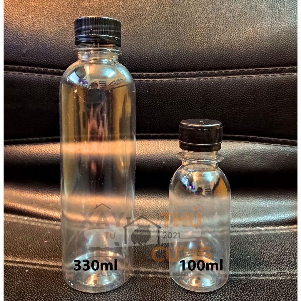 ขวดพลาสติก 100ml และ 330ml