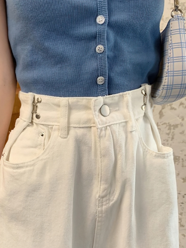 ชุดเข็มขัดกางเกงยีนส์ขนาดเล็กที่ปรับแต่งได้ที่มีประโยชน์ 1 คู่ -SU888