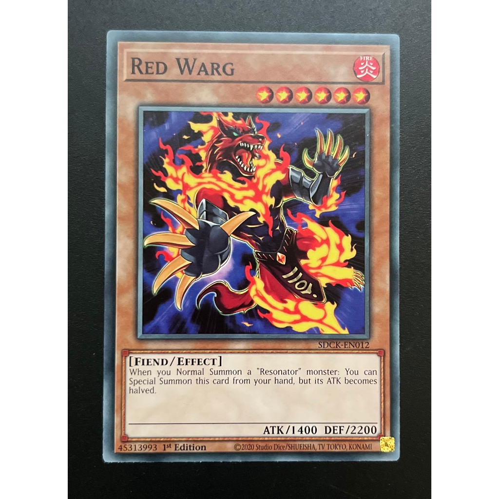 YMS - [การ์ด Yugioh] - [TCG-UK] - SDCK-EN012 - Red Warg - ทั่วไป