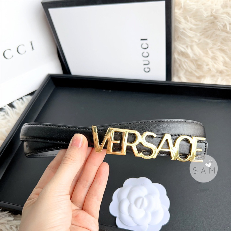 เข็มขัดผู้หญิง Vesace คุณภาพสูง แบรนด์เข็มขัดหญิง 2.0 ซม. ขนาดเล็ก