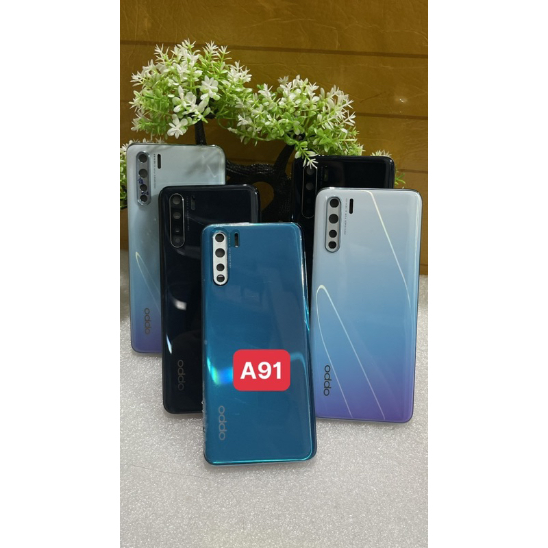 เคสโทรศัพท์ oppo A91 ครบชุด รวมถาดซิม และกระจกกล้องหลังมาตรฐาน