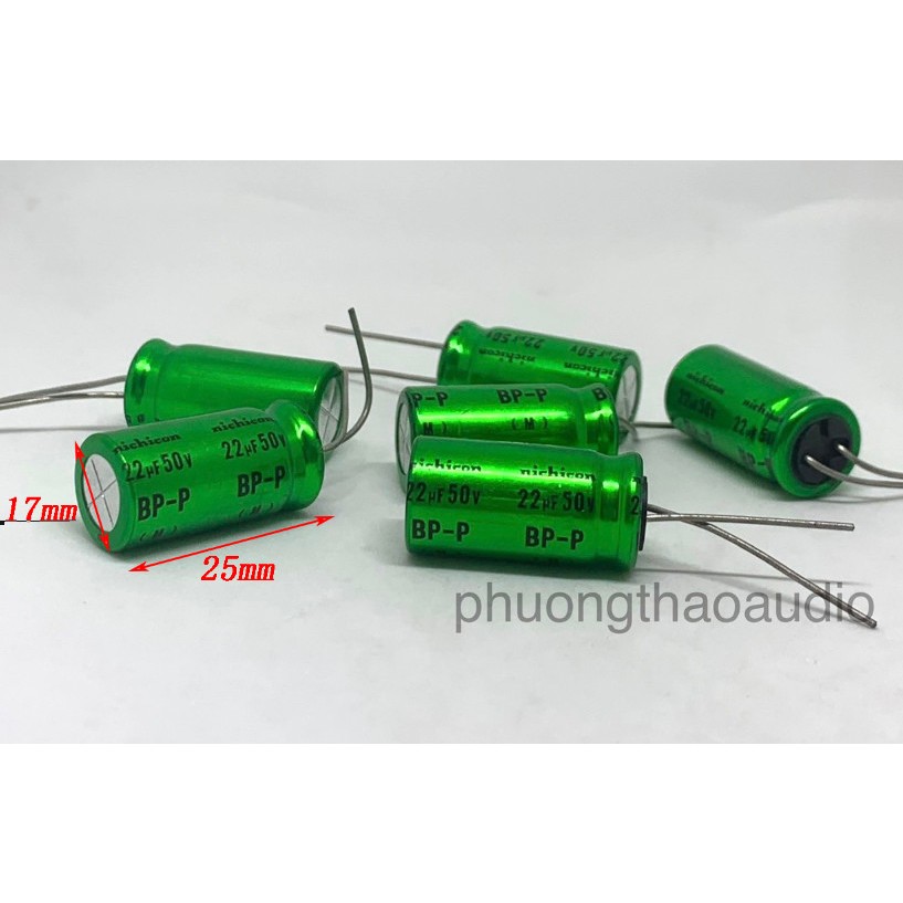 Nichicon Muse BP 22uf 50v/ 47uf 50v