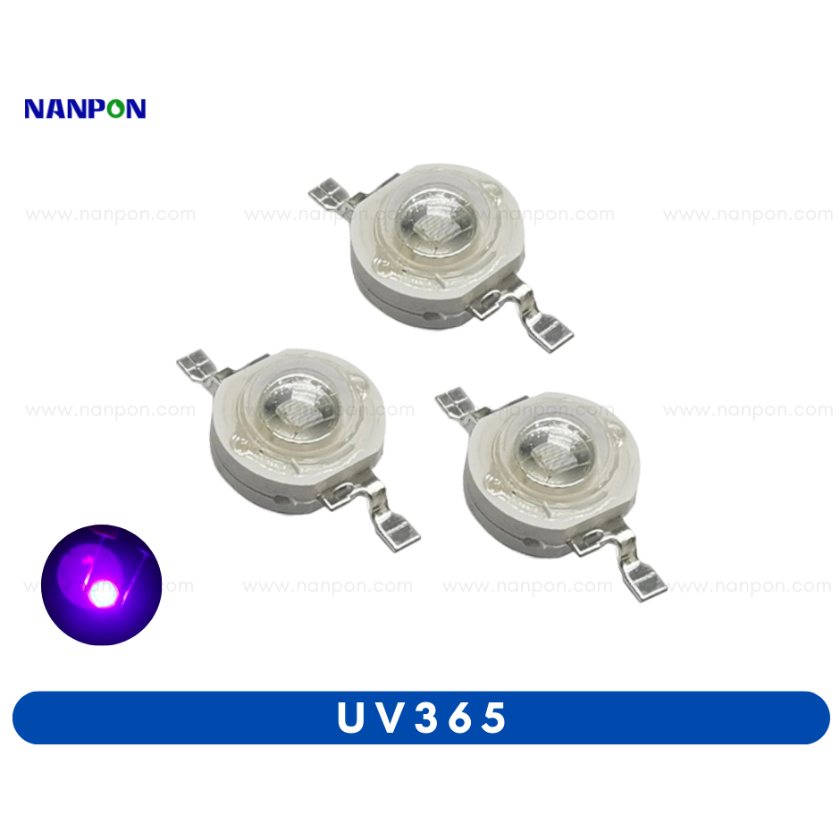 EPILEDS UV CHIP 365 - 370nm 1 - 3W 45mil