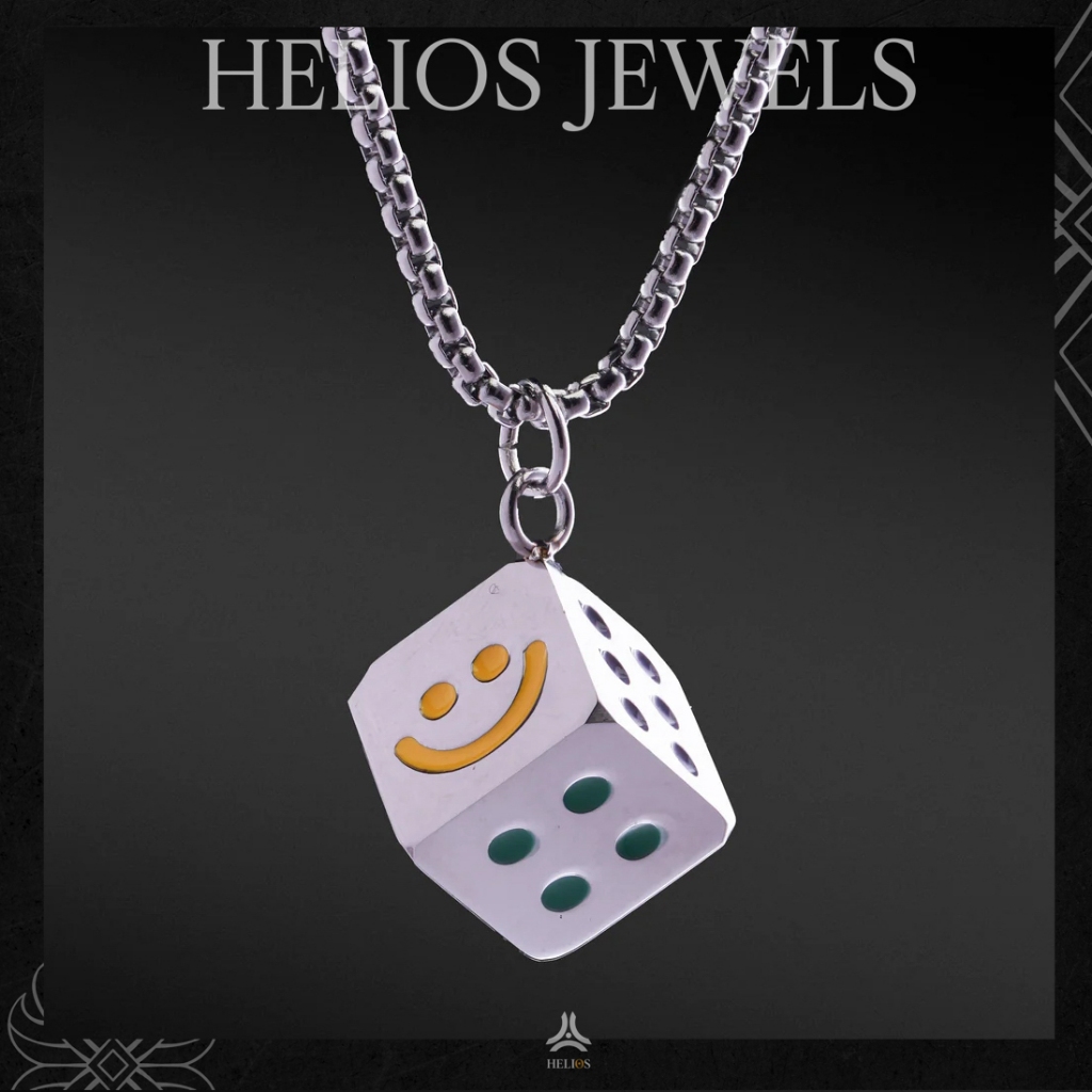 Helios Dice Smile DCN225 สร้อยคอผู้ชายและผู้หญิง