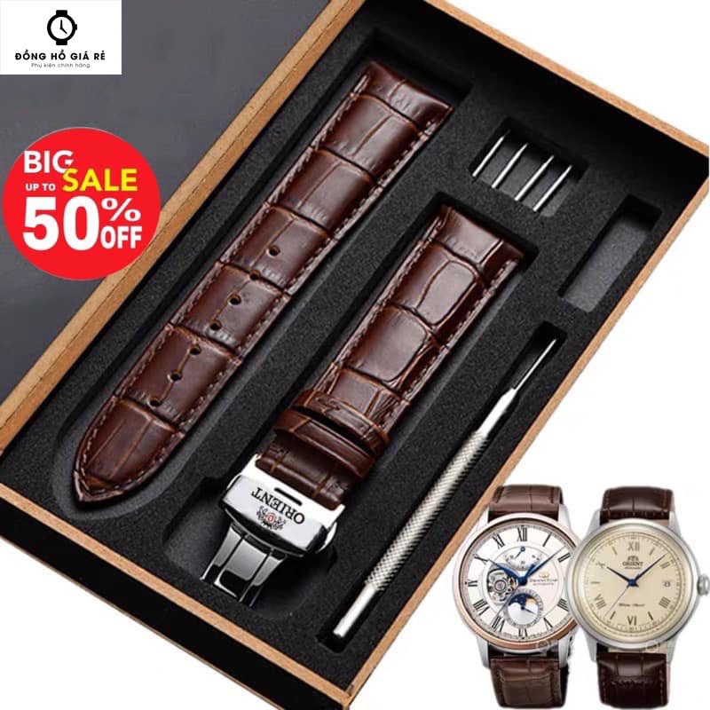 [ORIENT LEATHER STRAP] สายหนังนาฬิกา Orient คุณภาพสูง