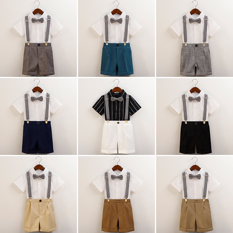 Dude SET สําหรับ BOYS พร้อมโบว์และเข็มขัด -p29