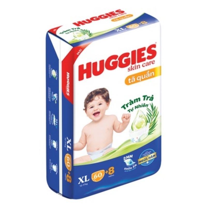 Huggies Dry Diaper Pants Maximum Pack XL62 (62 ชิ้น) - บรรจุภัณฑ์ใหม่