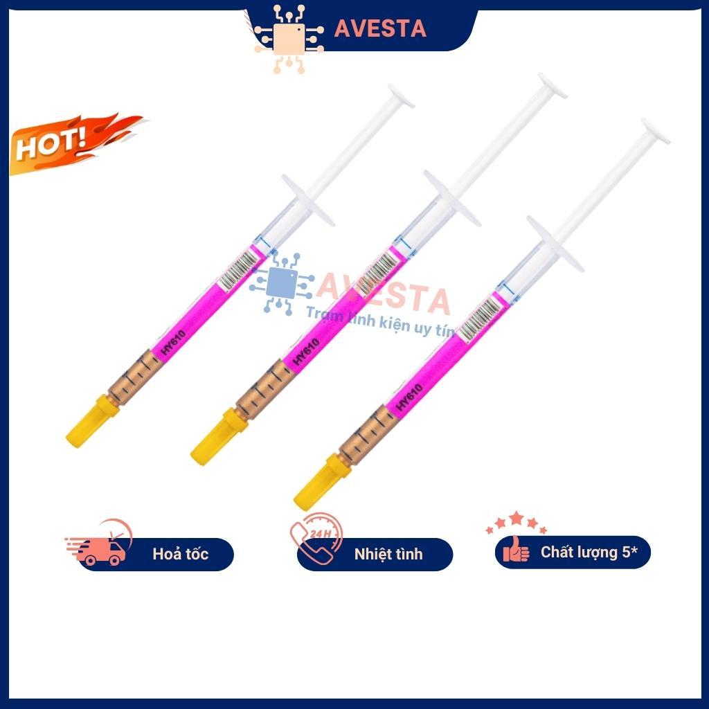 HY510 HY610 Halnziye HY510 HY610 CPU แล็ปท็อปวางความร้อนเข็มฉีดยาขนาดเล็ก