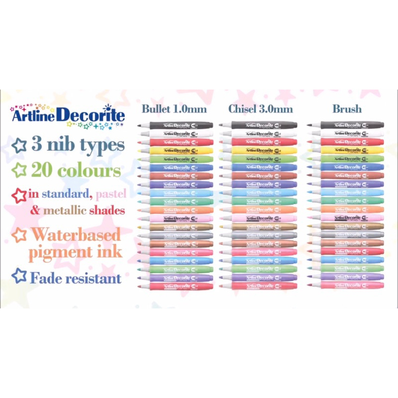 ปากกา Artline Decorite