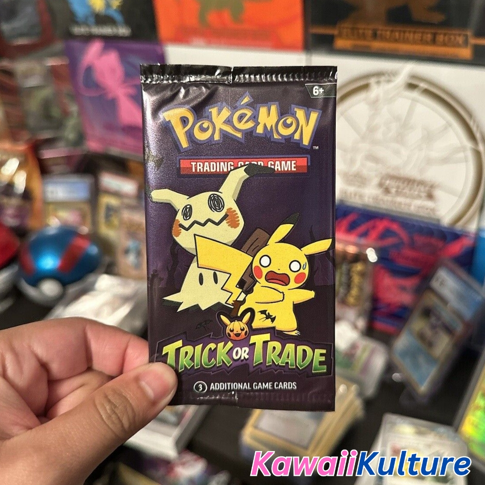 Trick or Trade 2023 BOOster Pack ของแท้ภาษาอังกฤษ - กระเป๋าการ์ด Pokemon Halloween TCG