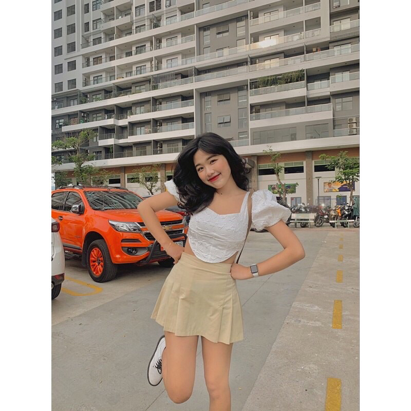 CESAR BEIGE SKIRT***