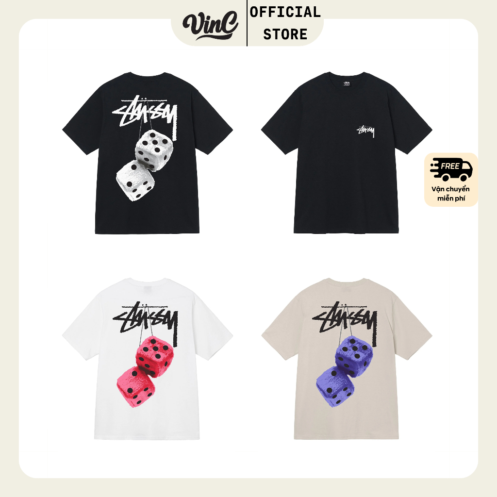 เสื้อยืด unisex Stussy Dice -