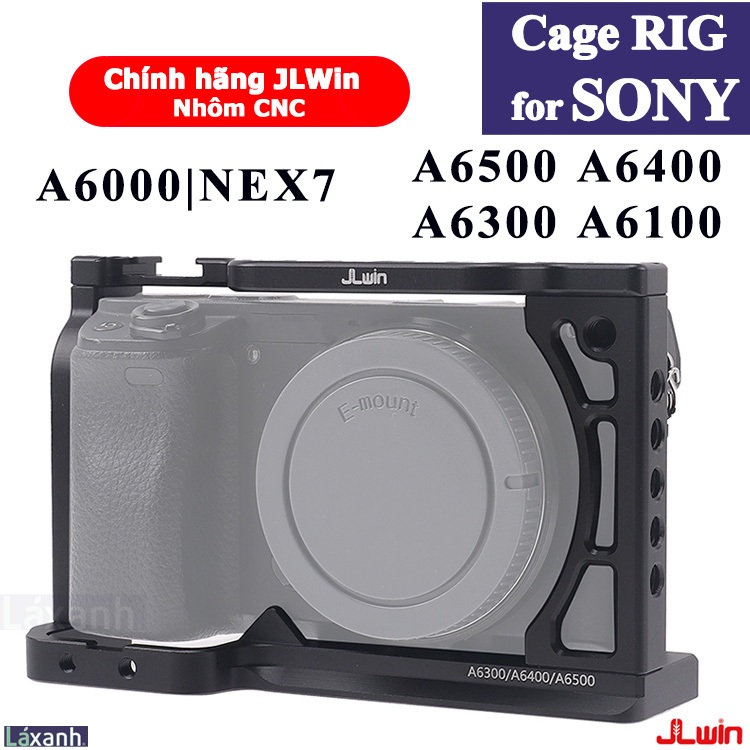 SONY A6500 A6400 A6300 A6000 JLWin | Rig กรงกรอบป้องกันสําหรับกรงกล้องวิดีโอสําหรับ SONY A6100 A6300